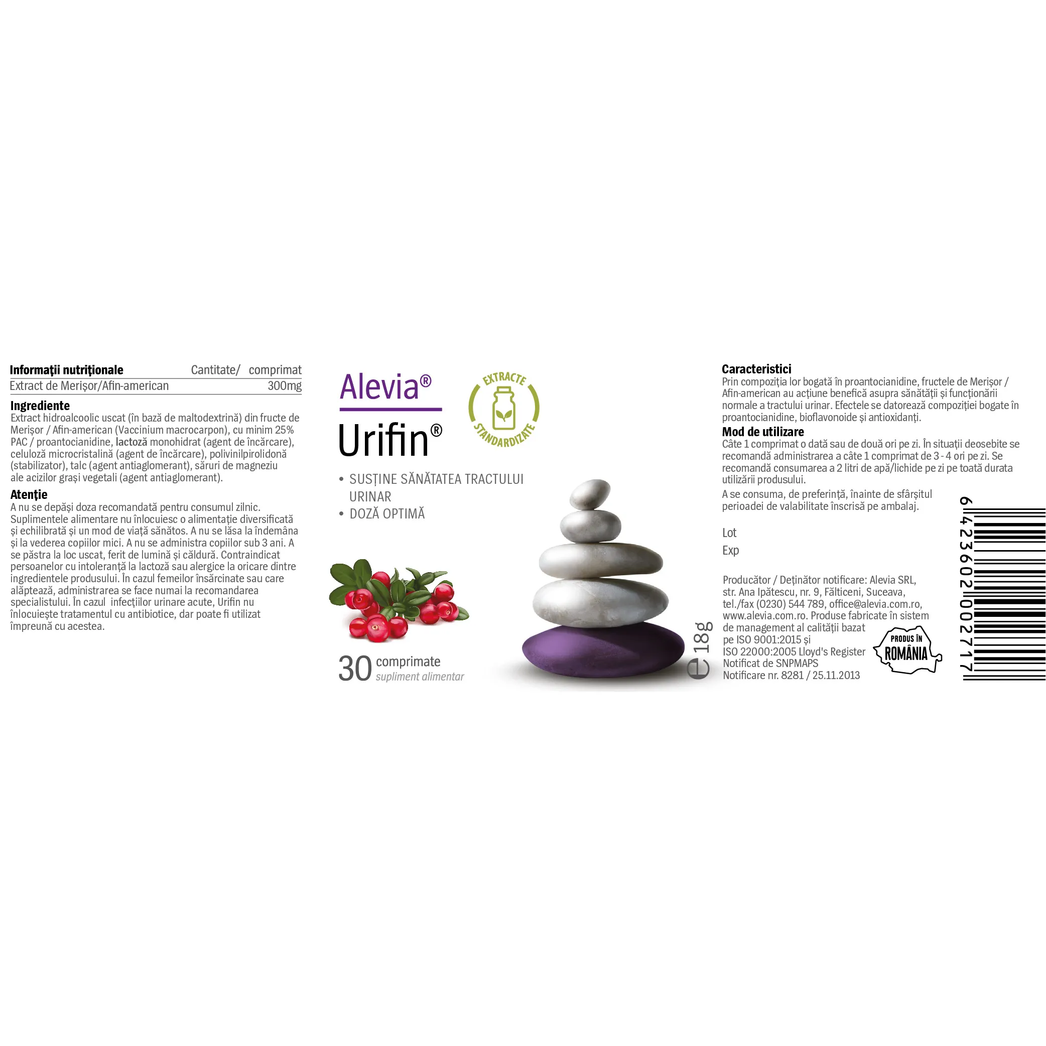 URIFIN antiseptic urinar, Alevia [2]