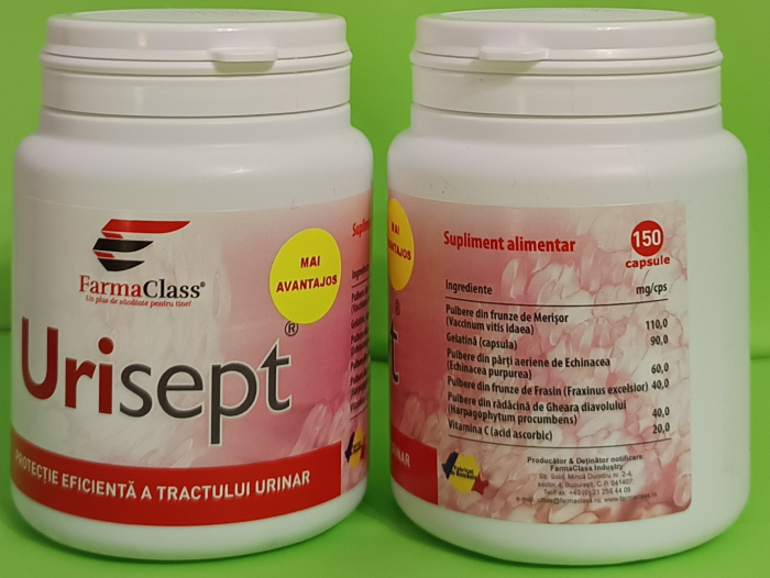 URISEPT capsule, FARMACLASS  la Nana Plafar [3]