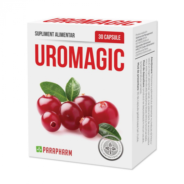 UROMAGIC pentru TRACTUL URINAR, 30 capsule, Parapharm [1]