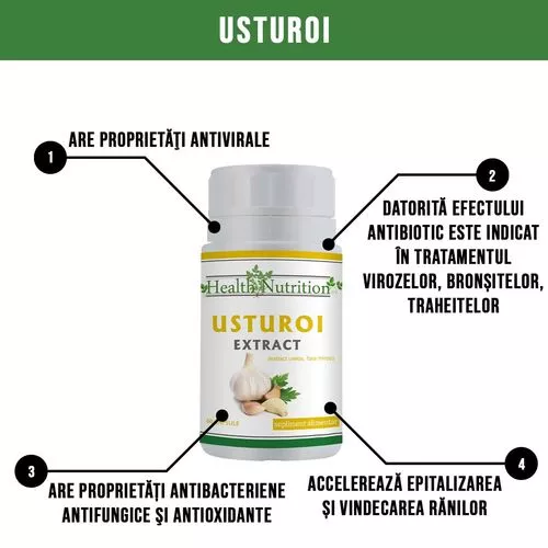 USTUROI Extract (fara miros) 2mg, 60 capsule, Health Nutrition [2]