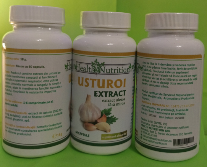 USTUROI Extract (fara miros) 2mg, 60 capsule, Health Nutrition [3]