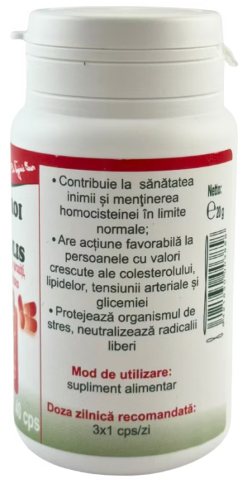Usturoi & Propolis, 40 capsule, Favisan [2]