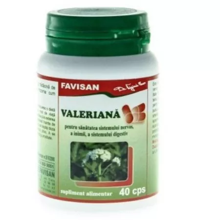 Valeriana, 40 capsule, Favisan [1]