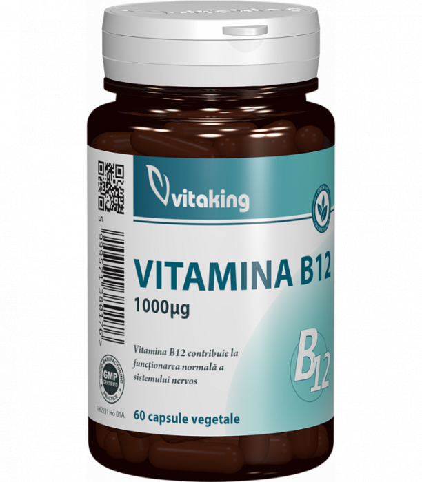 Vitamina B12 -1000 mcg - 60 capsule vegetale, Vitaking [1]