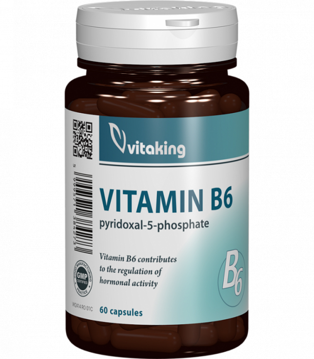 Vitamina B6 - 60 capsule, Vitaking [1]