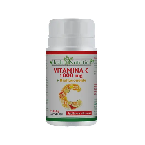 VITAMINA  C 1000 mg + Bioflavonoide,  60 tablete, Health Nutrition [1]