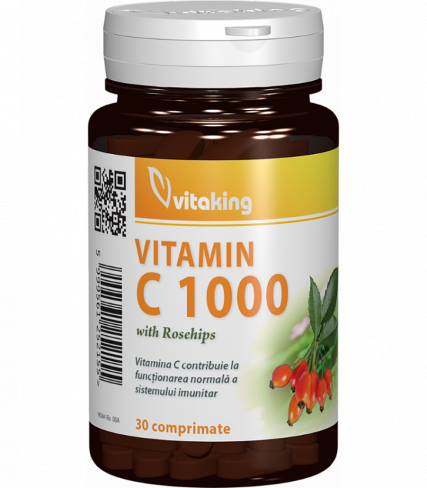 Vitamina C 1000 mg cu macese, Vitaking [1]