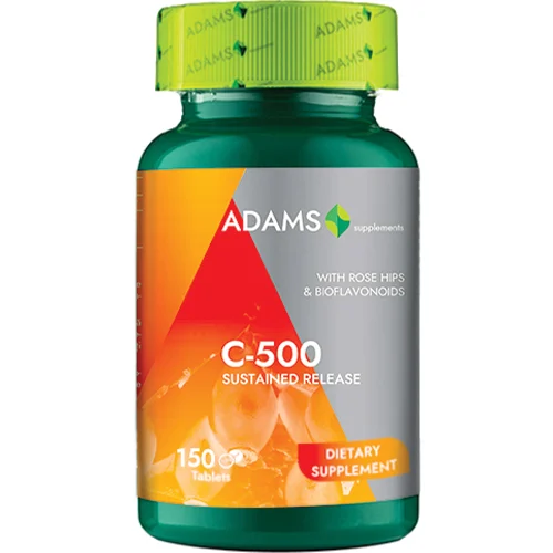 VITAMINA C-500 cu Macese si Bioflavonoide, Adams Supplements [2]