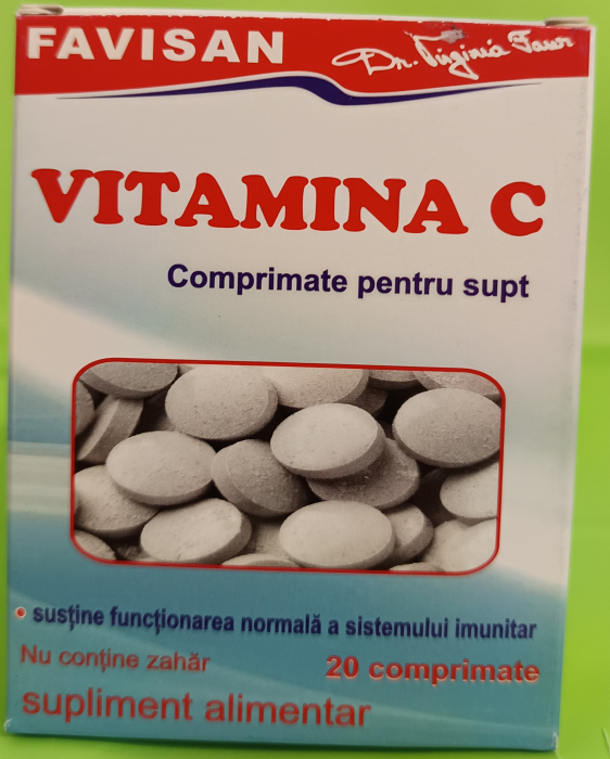 Vitamina C Favisan, 20 comprimate la Nana Plafar [3]
