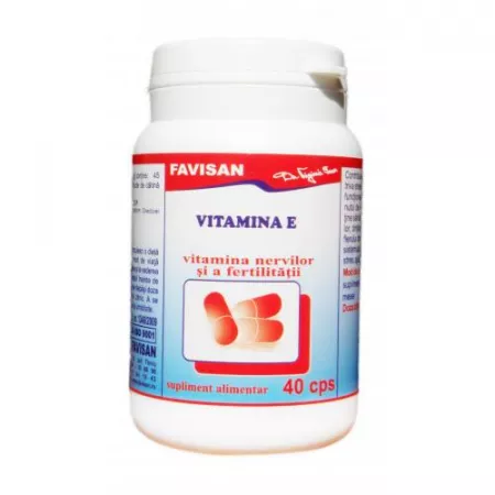Vitamina E, 40 capsule, Favisan [1]