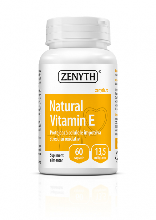 VITAMINA E naturala, 60 capsule Zenyth [1]
