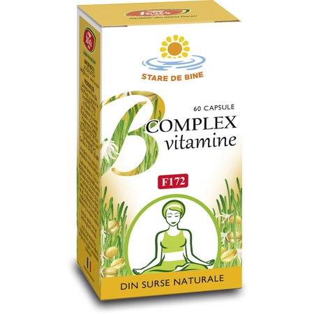 B COMPLEX VITAMINE NATURALE, F172, 60 capsule, Fares [1]
