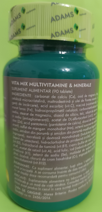 VITAMIX 90 capsule Adams Supplements la Nana Plafar [5]