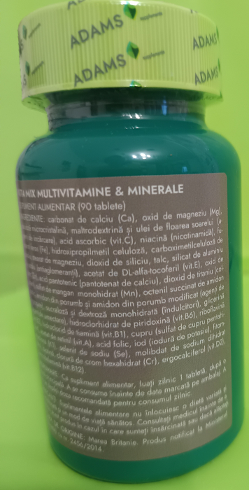 VITAMIX 90 capsule Adams Supplements la Nana Plafar [6]