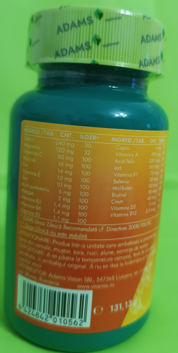 VITAMIX 90 capsule Adams Supplements la Nana Plafar [3]