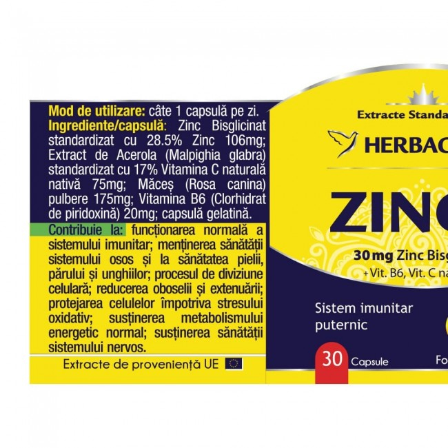 ZINC bisglicinat  FORTE, Herbagetica [2]