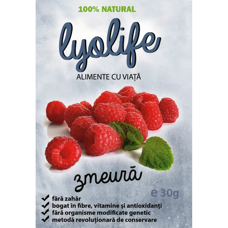 Zmeura liofilizata 30gr, Lyolife [2]