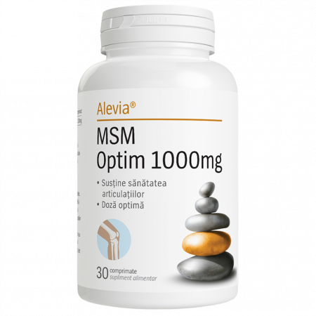 MSM OPTIM 1000mg, 30 comprimate, Alevia
