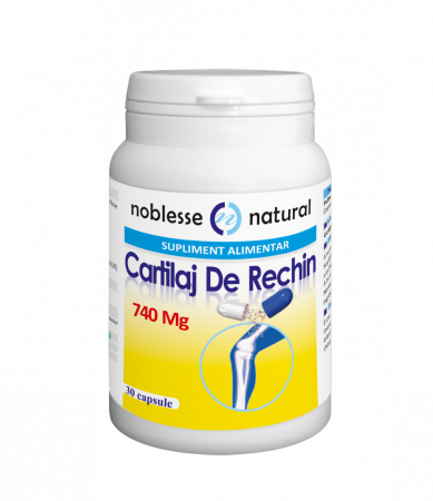 CARTILAJ de RECHIN 740mg, 30 capsule, Noblesse Natural la Nana Plafar