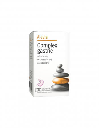 COMPLEX GASTRIC, 30 comprimate masticabile, Alevia