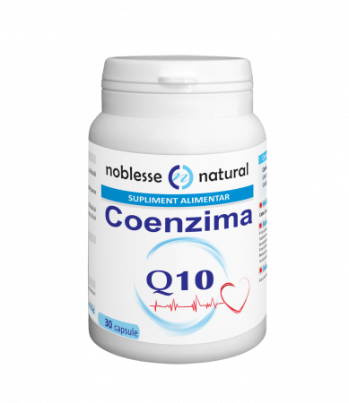 metabolism celular - COENZIMA Q10,  30mg,  30 capsule, Noblesse Natural la Nana Plafar