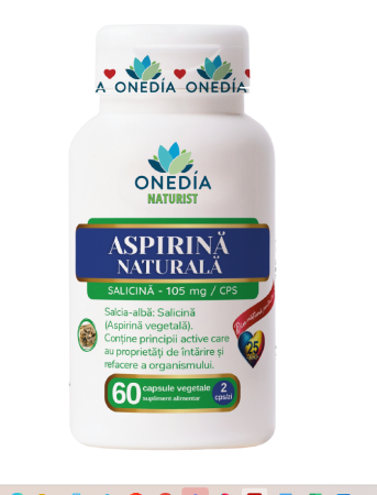 afectiuni CARDIOVASCULARE - ASPIRINA NATURALA 60 capsule Onedia la Nana Plafar