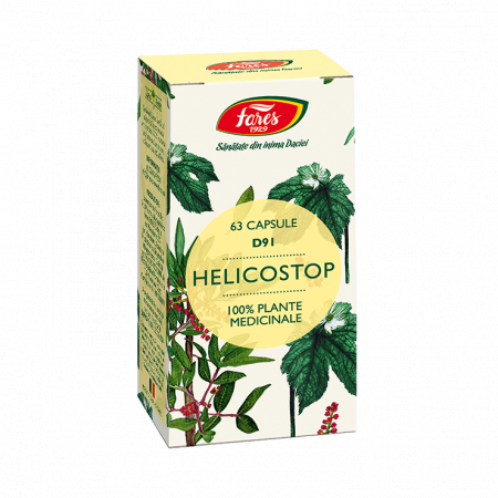 HELICOSTOP D91, 63 capsule, Fares