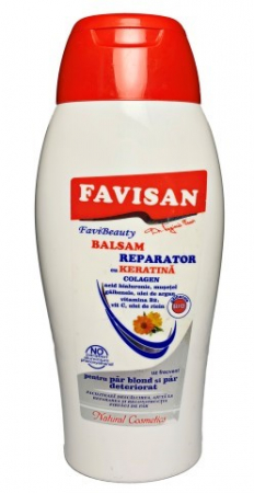 balsam par - Balsam BIO reparator cu Keratina si Colagen, 250ml, Favisan