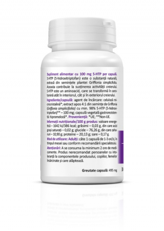 5-HTP 100mg, 30 capsule, Zenyth [1]