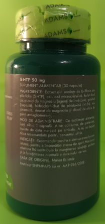 5-HTP 50mg, Adams Supplements [2]
