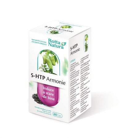 5 HTP Armonie, 240mg, 60 capsule, Rotta Natura