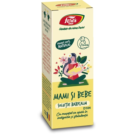 SOLUTII - Solutie pentru sugari si copii mici Babycalm D104, 30ml, FARES