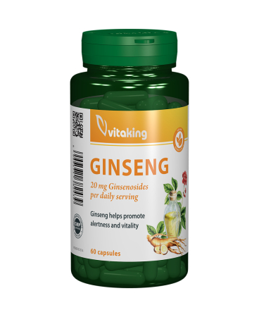 tonice - GINSENG KOREAN EXTRACT 400 mg, 60 capsule, Vitaking
