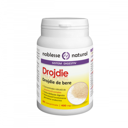 frumusete - DROJDIE de BERE 400mg, 60 capsule, Noblesse Natural la Nana Plafar