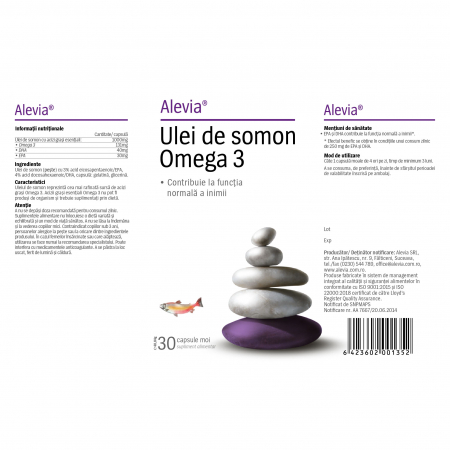 ULEI  de SOMON OMEGA 3 capsule moi, Alevia la Nana Plafar [1]