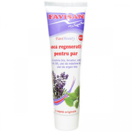 Masca pentru Par, cu Ulei de masline, ulei de Argan BIO, 100ml, Favisan