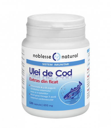 frumusete - ULEI de COD 500mg, 120 capsule, Noblesse Natural la Nana Plafar