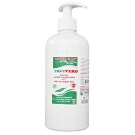 ingrijirea Corpului - CREMA contra VERGETURILOR cu Ulei de Argan BIO, Favisan