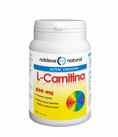 tonice - L-CARNITINA 500mg, 30 capsule, Noblesse Natural la Nana Plafar