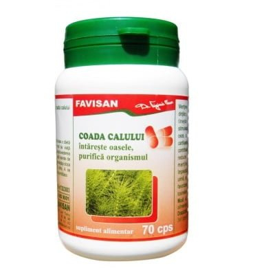 aparatul URINAR - COADA CALULUI, 70 capsule, Favisan