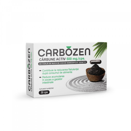 gastrointestinal - CARBOZEN CARBUNE ACTIV, 500 mg, Rotta Natura la Nana Plafar