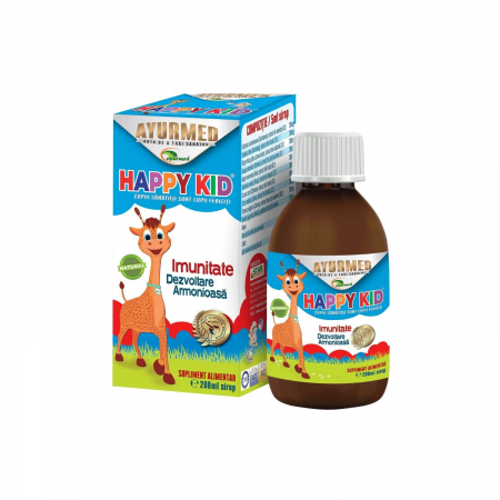 SIROP HAPPY KID, 2-14 ani, 200ml, Ayurmed la Nana Plafar