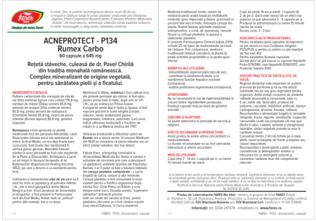 ACNEPROTECT, 60 capsule, Fares la Nana Plafar [3]