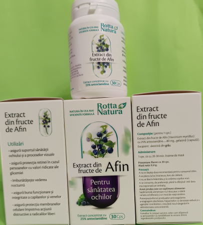 AFIN EXTRACT FRUCTE, 30 capsule, Rotta Natra [2]