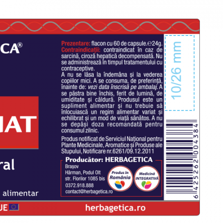 ALERGONAT CORTIZON NATURAL, 60 capsule, Herbagetica  la Nana Plafar [2]