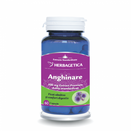 sanatatea sistemului gastrointestinal - ANGHINARE EXTRACT 500mg 60 capsule, Herbagetica
