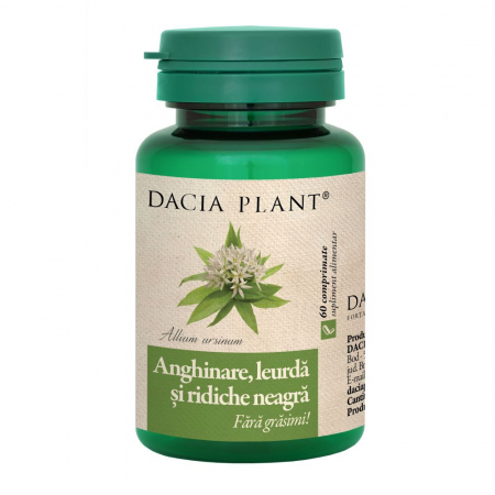 ANGHINARE, LEURDA, RIDICHE NEAGRA ANTICOLESTEROL Dacia Plant