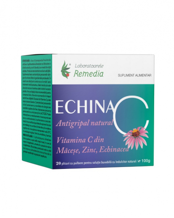 ANTIGRIPAL NATURAL Echina-C, 20 plicuri, Remedia