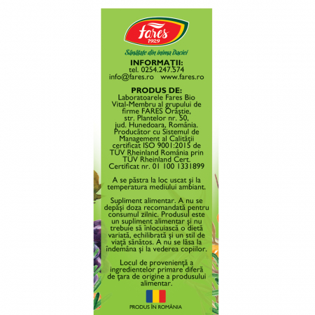 ANTIOXIDANT M117, 60 capsule, Fares la Nana Plafar [1]