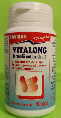 Antioxidant Vitalong, 40 capsule, Favisan la Nana Plafar